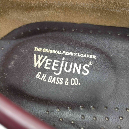 ジーエイチバス G.H.Bass WEEJUNS LARSON ラーソン コインローファー Wine ワイン メンズ JPN:42