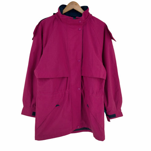 エディーバウアー Eddie Bauer 黒タグ後期 ウインドシールド フーデッド ナイロンジャケット GORE-TEXラミネーション レディース import:M