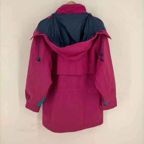 エディーバウアー Eddie Bauer 黒タグ後期 ウインドシールド フーデッド ナイロンジャケット GORE-TEXラミネーション レディース import:M