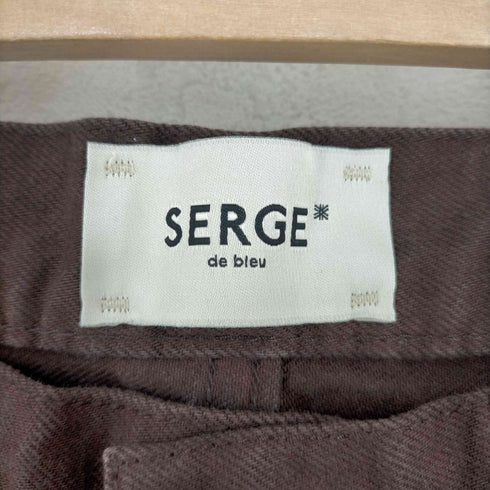 サージ SERGE de bleu BARREL SP ZIGZAG デニムパンツ レディース US:24