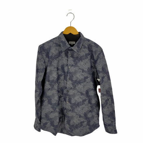 ランバン LANVIN リーフ柄長袖シャツ メンズ 50