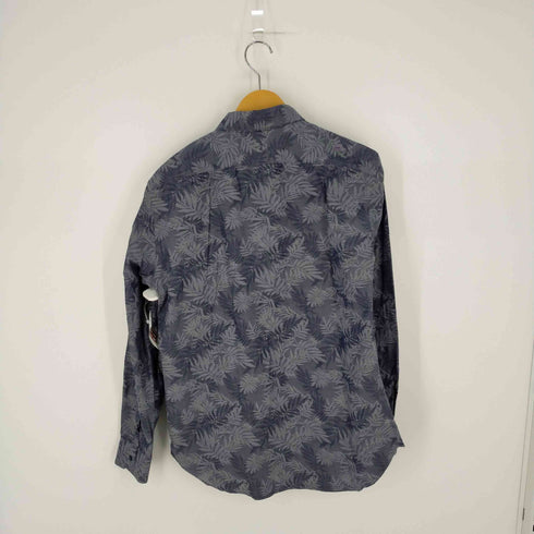 ランバン LANVIN リーフ柄長袖シャツ メンズ 50