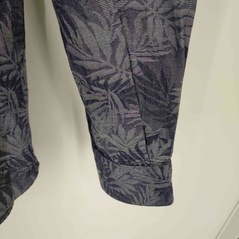 ランバン LANVIN リーフ柄長袖シャツ メンズ 50
