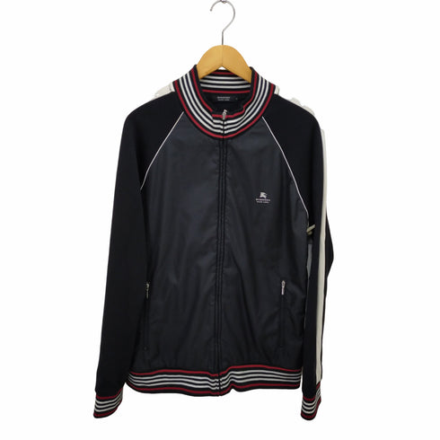 バーバリーブラックレーベル BURBERRY BLACK LABEL ジップアップ ナイロン切替 トラックジャケット メンズ JPN:3