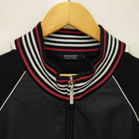 バーバリーブラックレーベル BURBERRY BLACK LABEL ジップアップ ナイロン切替 トラックジャケット メンズ JPN:3