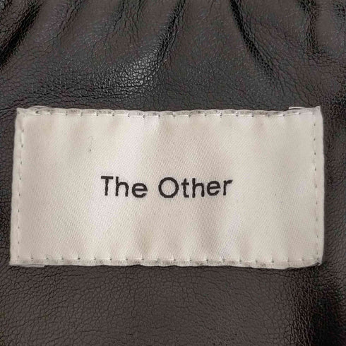 The Other フェイクレザー コート メンズ