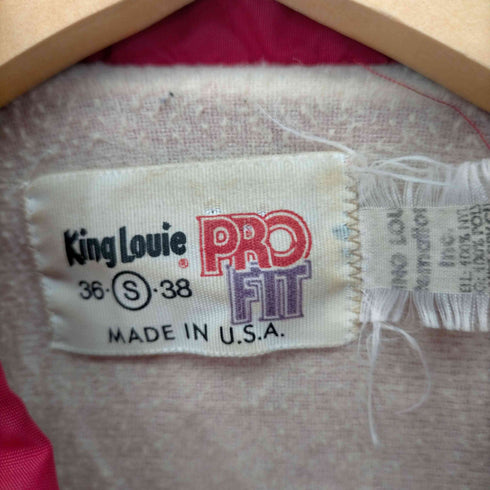 キングルイ King louie MADE IN USA PRO FIT 70S~80S コーチジャケット メンズ import:S