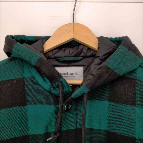 カーハートワークインプログレス Carhartt WIP HOODED CHECK SHIRT JAC メンズ import:XL