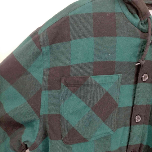 カーハートワークインプログレス Carhartt WIP HOODED CHECK SHIRT JAC メンズ import:XL