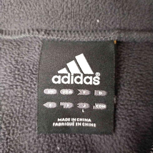 アディダス adidas 切替 ジップアップフリースジャケット メンズ import:L