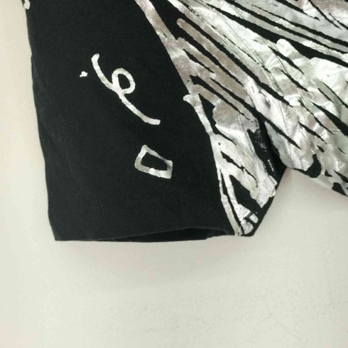ミキオサカベ Mikio Sakabe コラボ銀箔押しTシャツ メンズ
