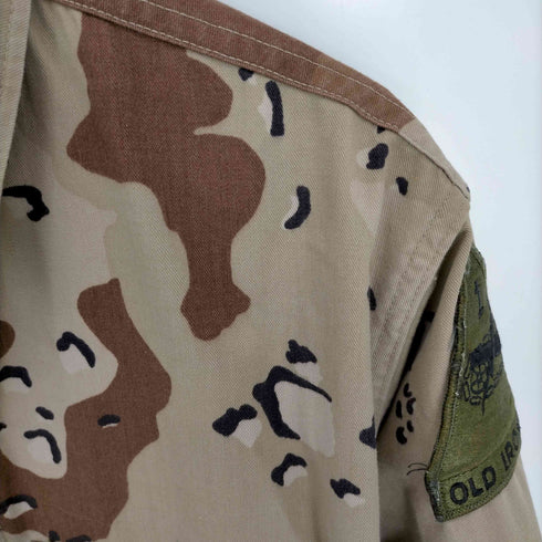ユーエスアーミー US ARMY AMERICAN APPAREL社製 デザートカモ BDU ジャケット メンズ M-LONG