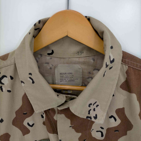 ユーエスアーミー US ARMY AMERICAN APPAREL社製 デザートカモ BDU ジャケット メンズ M-LONG