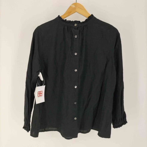 ネストローブ nest Robe 17SS リネンスタンドフリルブラウス レディース FREE