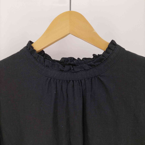 ネストローブ nest Robe 17SS リネンスタンドフリルブラウス レディース FREE