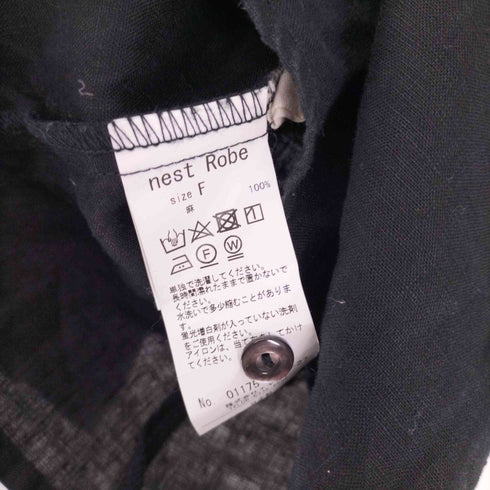 ネストローブ nest Robe 17SS リネンスタンドフリルブラウス レディース FREE