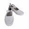 トムブラウン THOM BROWNE ホワイト キャンバス バルカナイズド ラバーソール THOM JOHN テニスシューズ メンズ US:9
