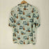 HO ALOHA ハワイ製 総柄 レーヨン S/S アロハシャツ レディース import:L