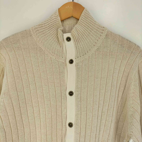ジョセフアボード JOSEPH ABBOUD ハイネック コットンニットカーディガン メンズ LL