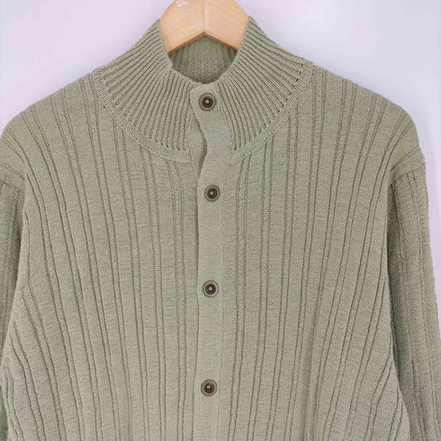 ジョセフアボード JOSEPH ABBOUD ハイネック コットンニットカーディガン メンズ LL
