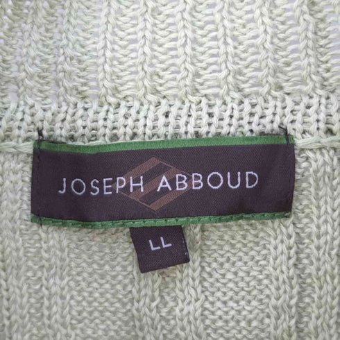 ジョセフアボード JOSEPH ABBOUD ハイネック コットンニットカーディガン メンズ LL