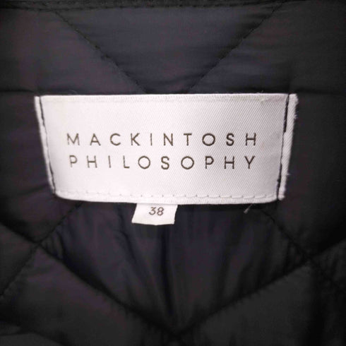マッキントッシュフィロソフィー MACKINTOSH PHILOSOPHY 中綿 フーデッド キルティング コート レディース FR:38