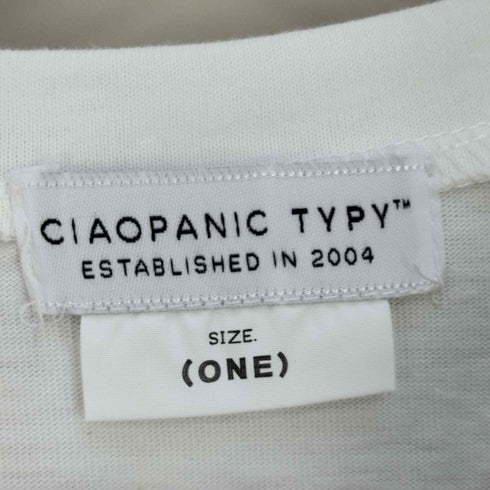 チャオパニックティピー CIAOPANIC TYPY リネンライクVネックベスト レディース ONE SIZE
