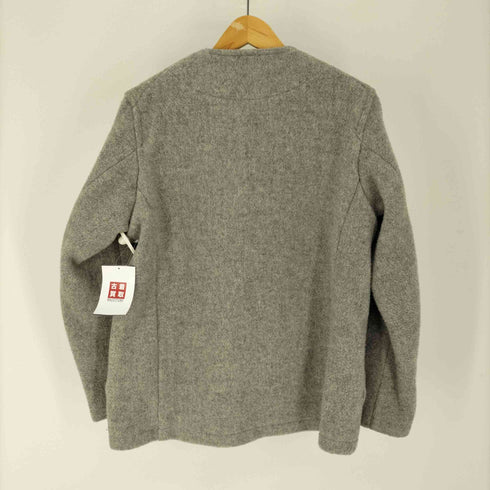 ダントン DANTON WOOLMOSSER ウールモッサ ノーカラー ジャケット レディース 38