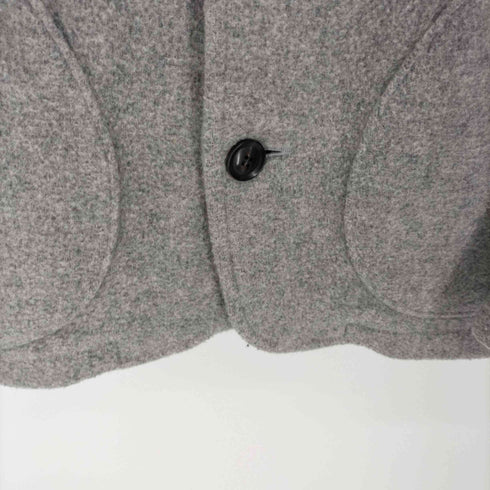 ダントン DANTON WOOLMOSSER ウールモッサ ノーカラー ジャケット レディース 38