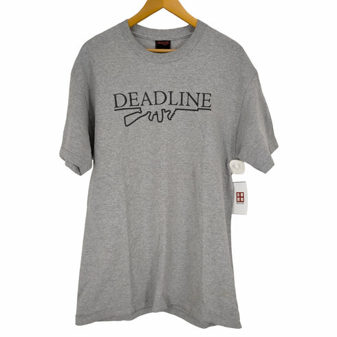 - DEADLINE フロントロゴクルーネックTシャツ メンズ JPN:L