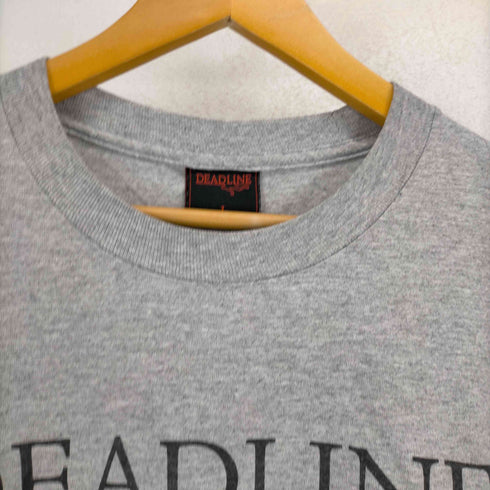 - DEADLINE フロントロゴクルーネックTシャツ メンズ JPN:L