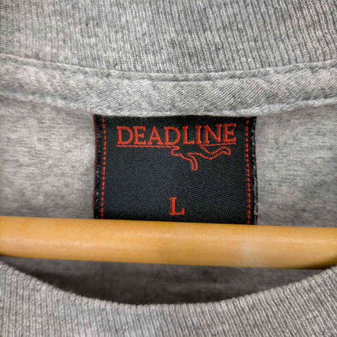 - DEADLINE フロントロゴクルーネックTシャツ メンズ JPN:L