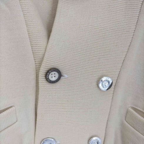 ピアスポーツ PIA SPORTS MARINE CORPS アメリカ海兵隊 勲章 刺繍 ダブルブレスト ケーブル ニット カーディガン ジャケット メンズ import:M
