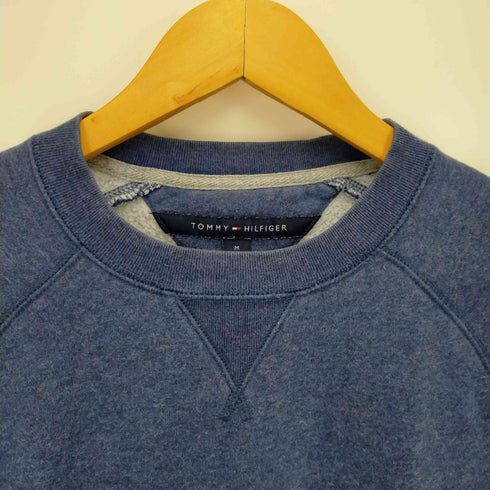 トミーヒルフィガー TOMMY HILFIGER ワンポイントロゴ刺繍スウェット プルオーバー メンズ import:M