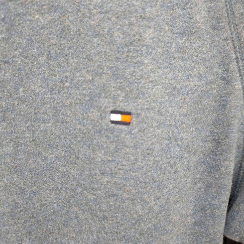 トミーヒルフィガー TOMMY HILFIGER ワンポイントロゴ刺繍スウェット プルオーバー メンズ import:M