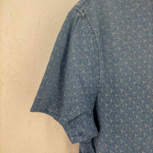 ポロバイラルフローレン Polo by RALPH LAUREN 花柄 インディゴ ポロシャツ メンズ import:M
