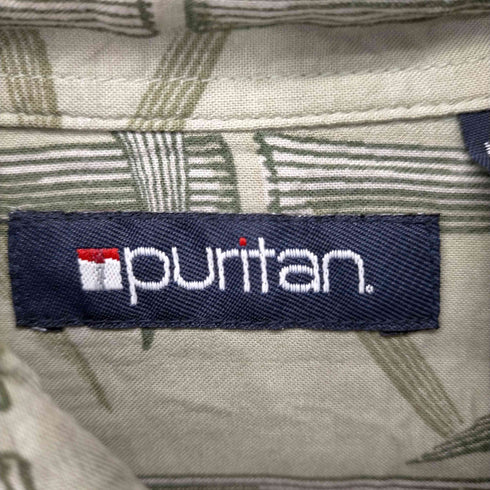 ピューリタン PURITAN 90S バンブーレーヨンS/Sシャツ メンズ import:L