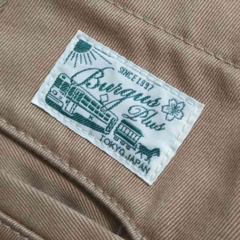 バーガスプラス BURGUS PLUS Lot.401 ボタンフライチノパンツ メンズ 31