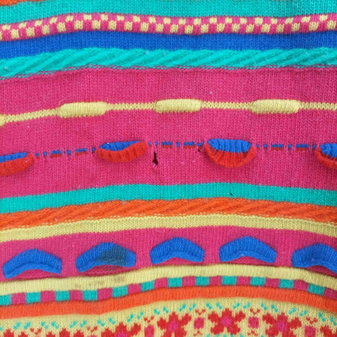 ユナイテッドカラーズオブベネトン UNITED COLORS OF BENETTON イタリア製 総柄 3Dニット レディース