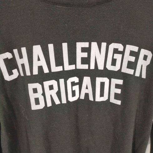 チャレンジャー CHALLENGER BRIGADE ニット フロッキープリント メンズ JPN:L