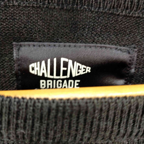 チャレンジャー CHALLENGER BRIGADE ニット フロッキープリント メンズ JPN:L