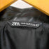 ザラ ZARA フェイクレザー トラッカージャケット メンズ import:XL