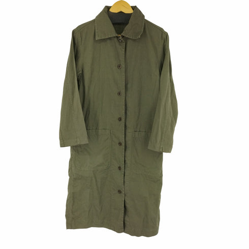 エムエイチエル MHL. 18SS リネン混 ステンカラーコート レディース I