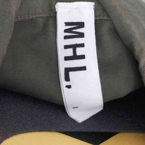 エムエイチエル MHL. 18SS リネン混 ステンカラーコート レディース I