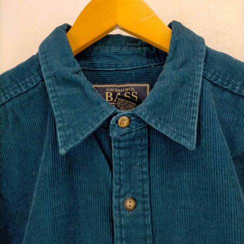 ジーエイチバス G.H.BASS&’CO 細畝コーデュロイシャツ メンズ import:L