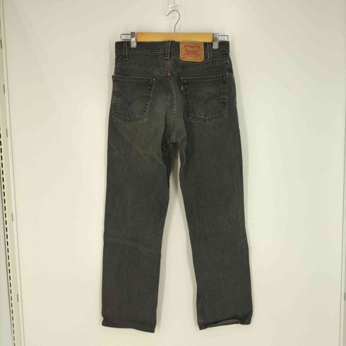 リーバイス Levis 2002年 エルサルバドル製 裏134 REGULAR FIT 505-0260 テーパードブラックデニムパンツ メンズ W:31 L:32