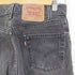 リーバイス Levis 2002年 エルサルバドル製 裏134 REGULAR FIT 505-0260 テーパードブラックデニムパンツ メンズ W:31 L:32