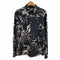 ザラ ZARA ABSTRACT PRINT STRETCH SHIRT メンズ import:M