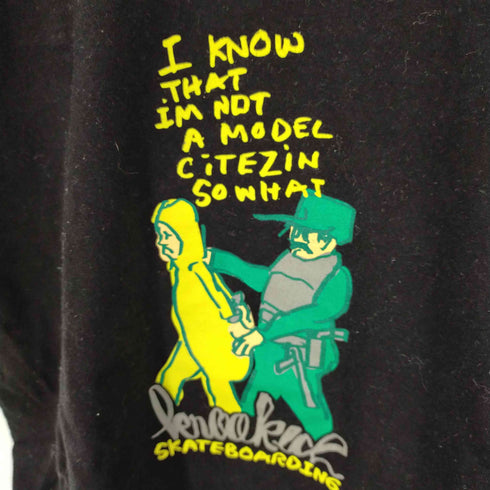 クルキッド KROOKED コメディアンTシャツ メンズ import:S