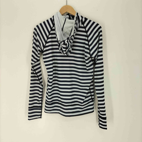 ハーレー Hurley ボーダー ジップアップ ラッシュガード パーカー レディース import:M